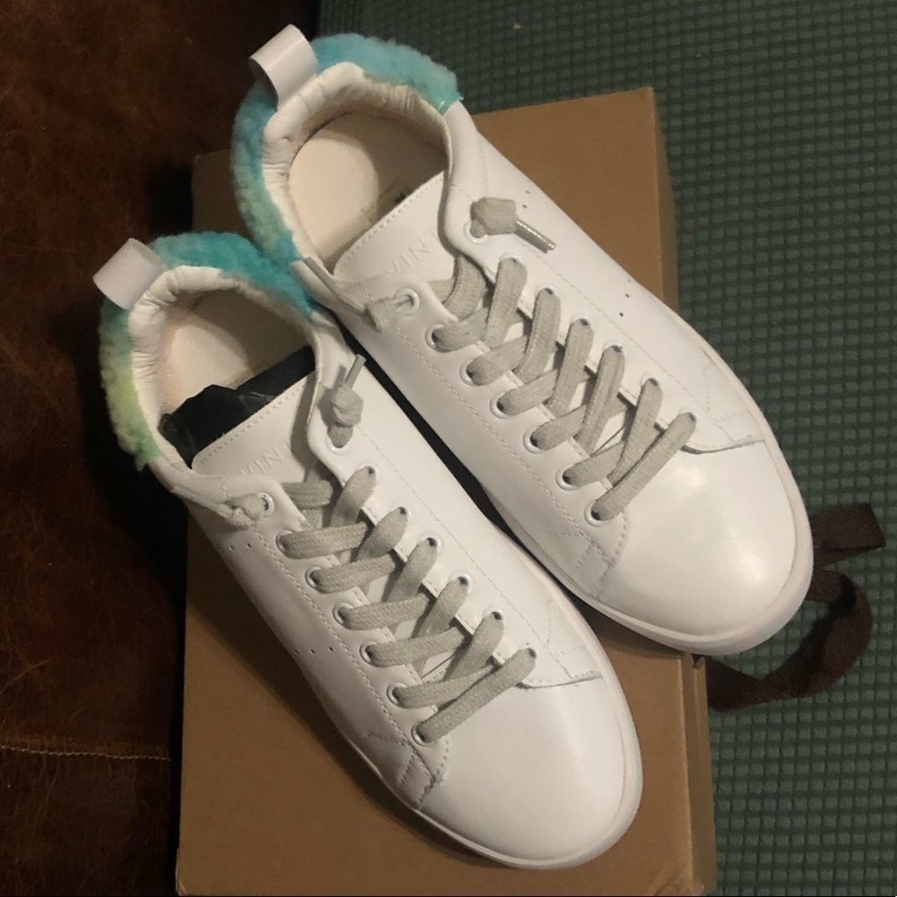 VINTAGE HAVANA Destiny Tie Dye Faux Fur Detail Sneaker Size 8 - Picture 6 of 10